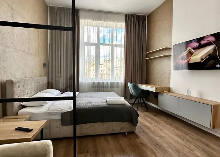 Romantic - In The Center Of , King-size Bed Appartamento Leopoli